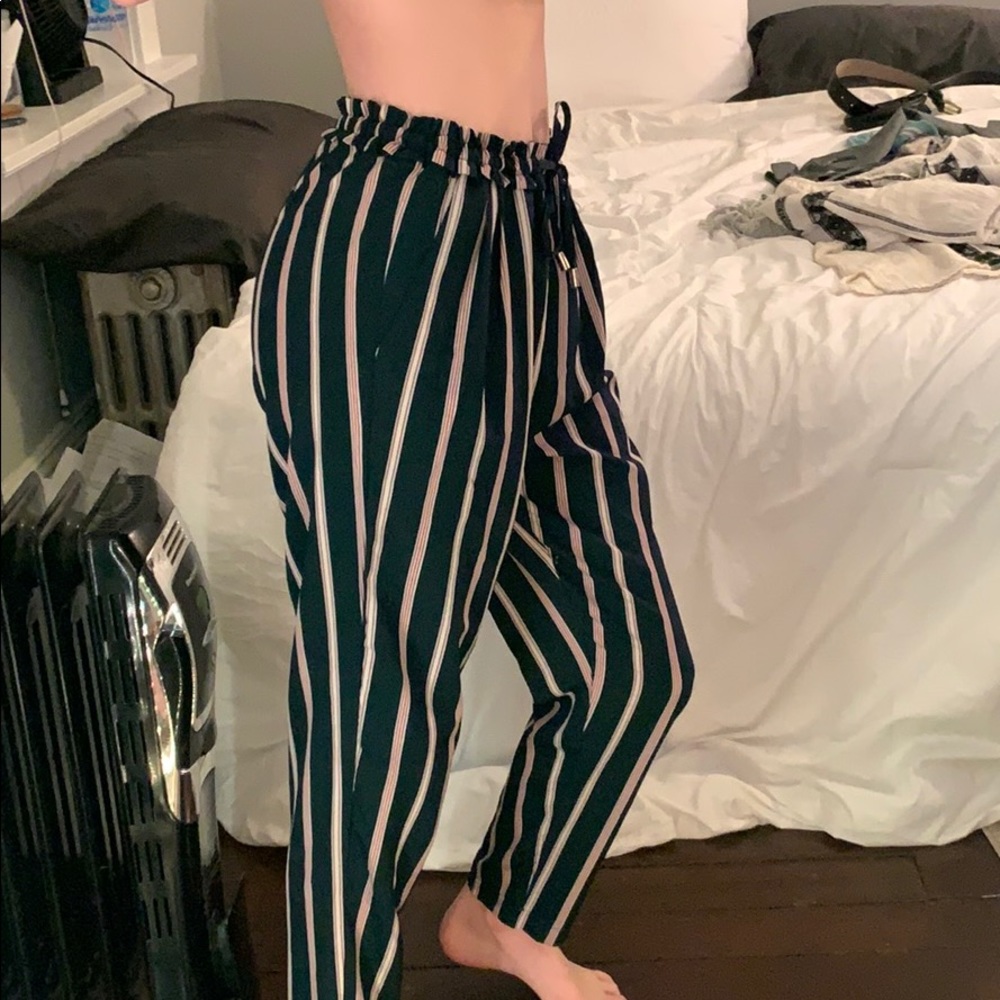 Charlotte Russe striped pants